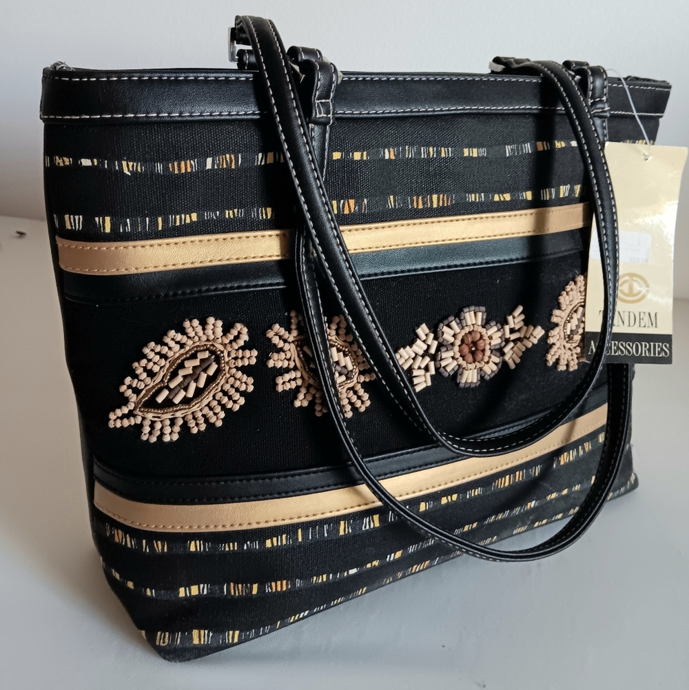 Vintage NWT Tandem Brand Tote Purse